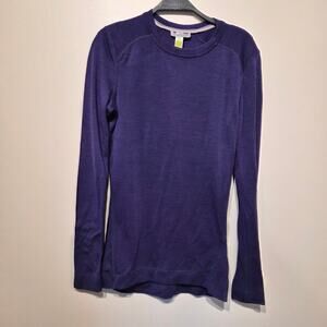 Smartwool Medium Merino 250 Baselayer Crew Purple